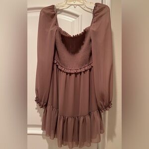 NWT Dusty Mauve Aritzia Tempest Dress
